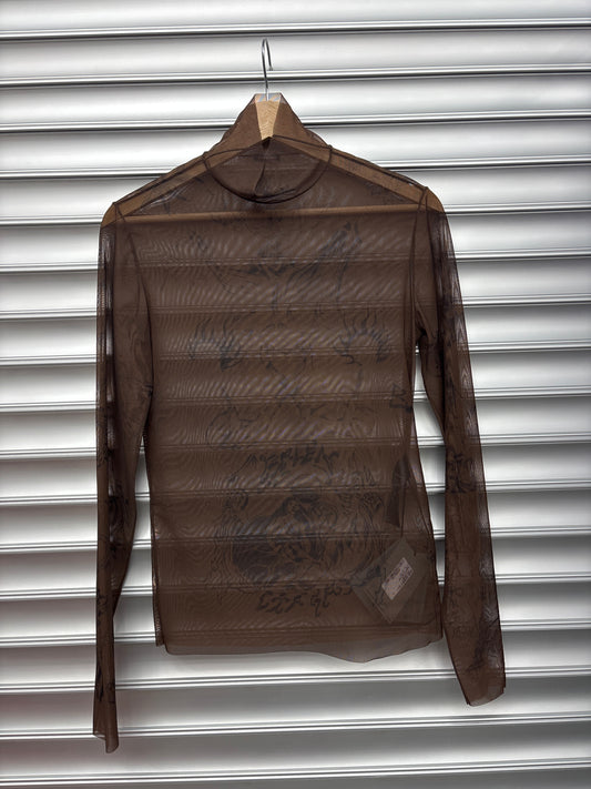 Balnciaga Mesh Shirt - S**