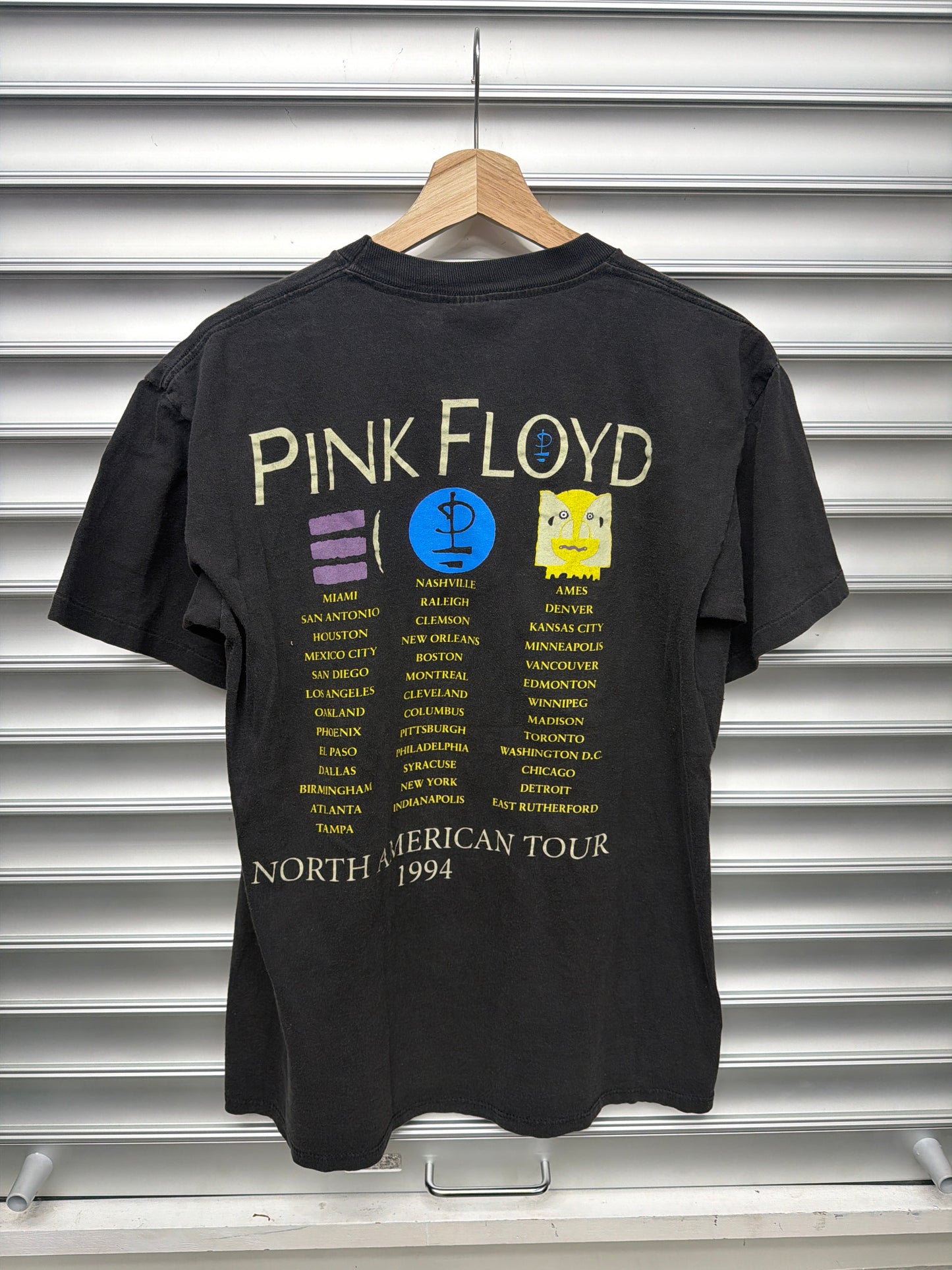 Vintage Pink Floyd Division Tour Tee - L**