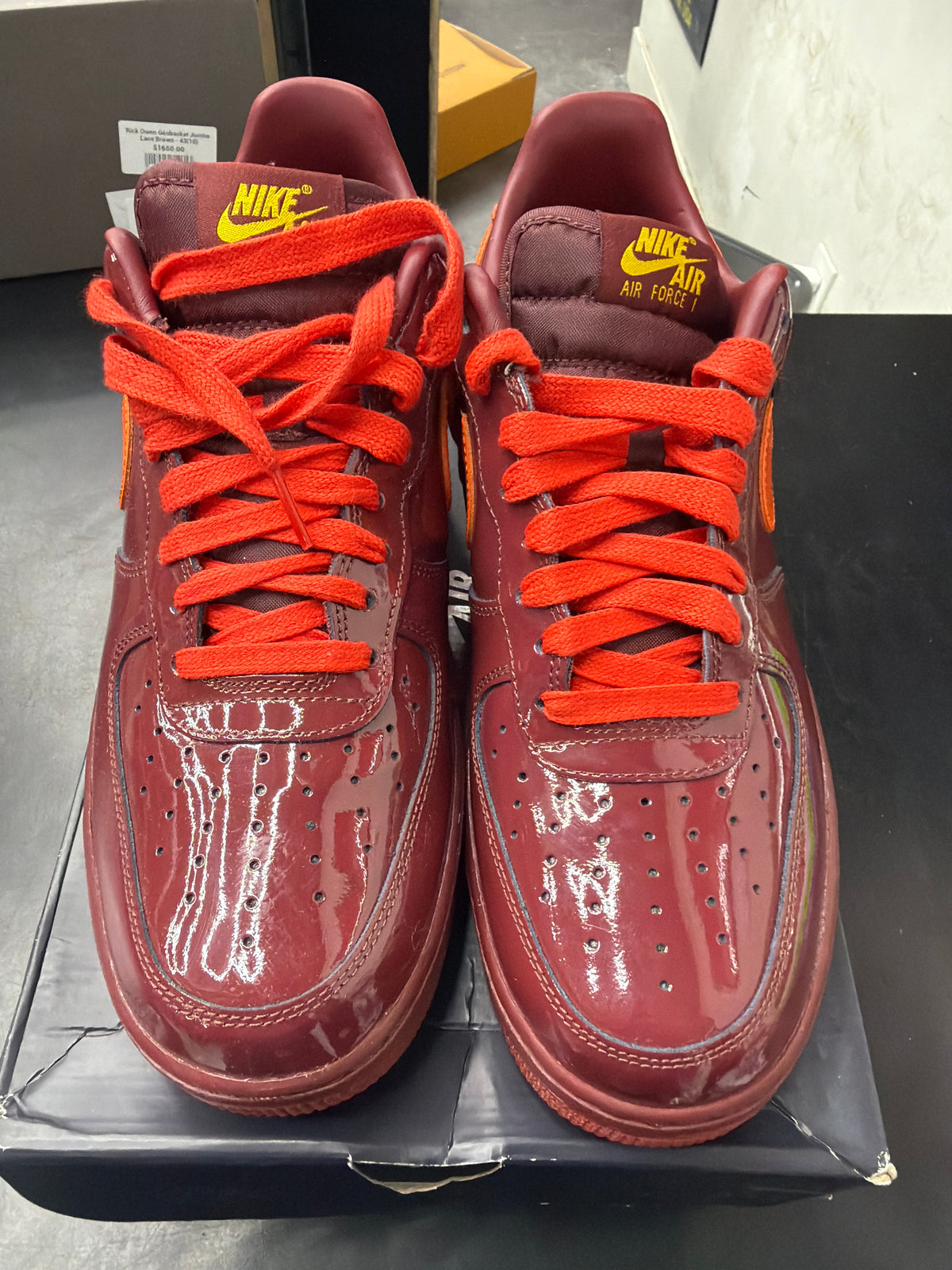 AF1 Patent Dark Team Red (U) - 10.5M **
