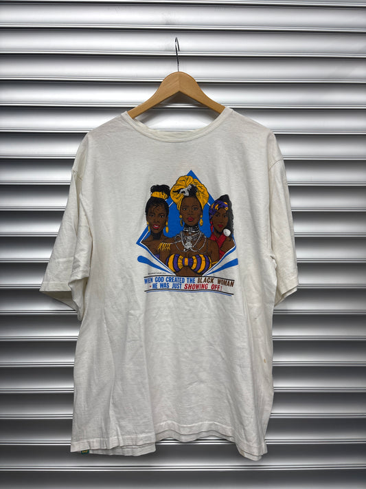 Vintage Black Woman Tee - XL