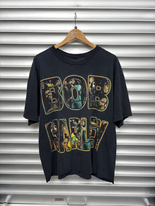 Vintage Bob Marley Homage Tee - XL **