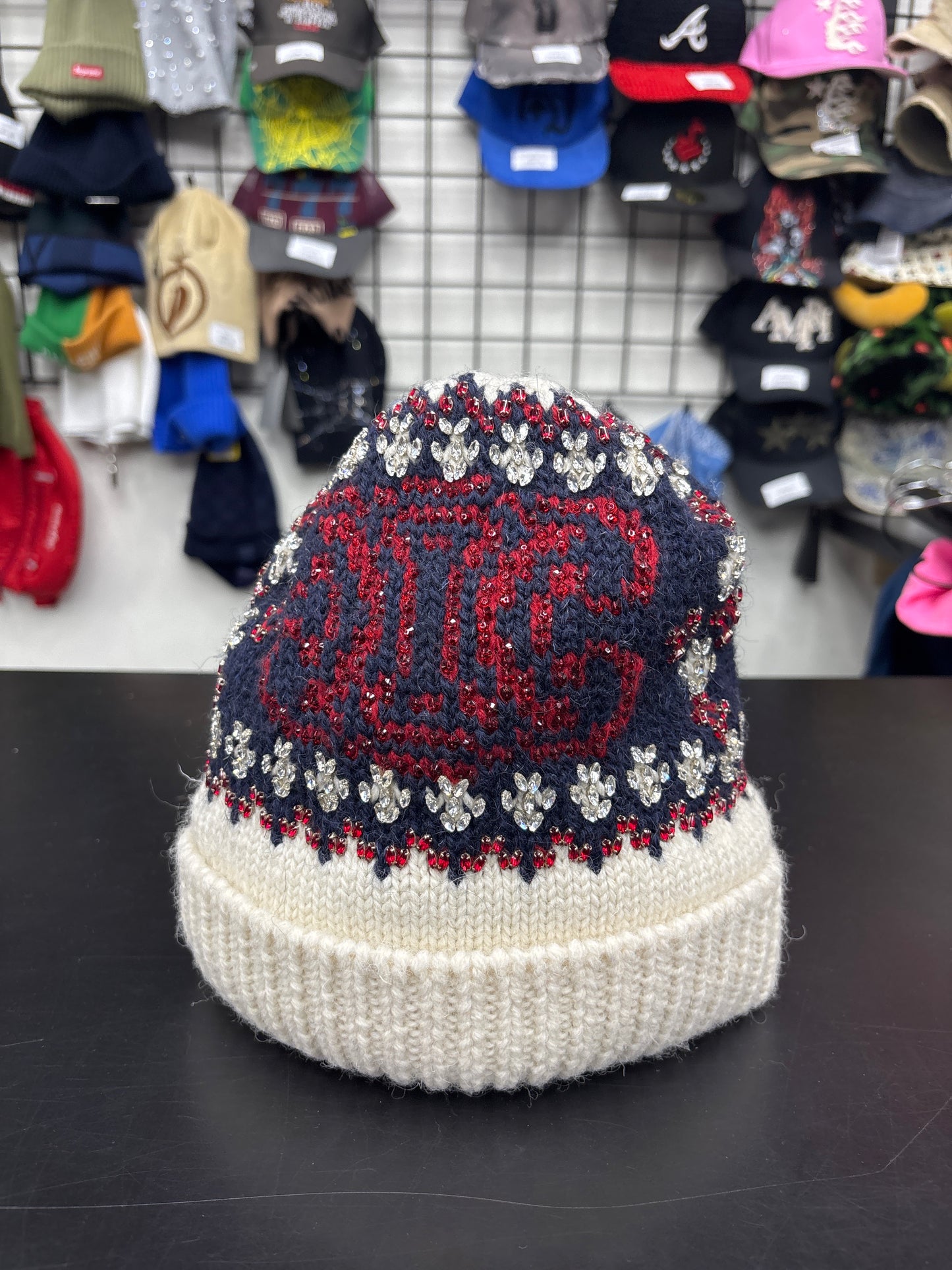 Brand New Celine Sequin Beanie - OS