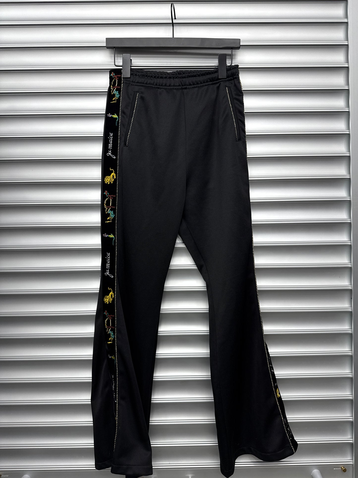 Kapital Black Velour Trackpants - 2