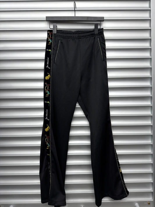 Kapital Black Velour Trackpants - 2