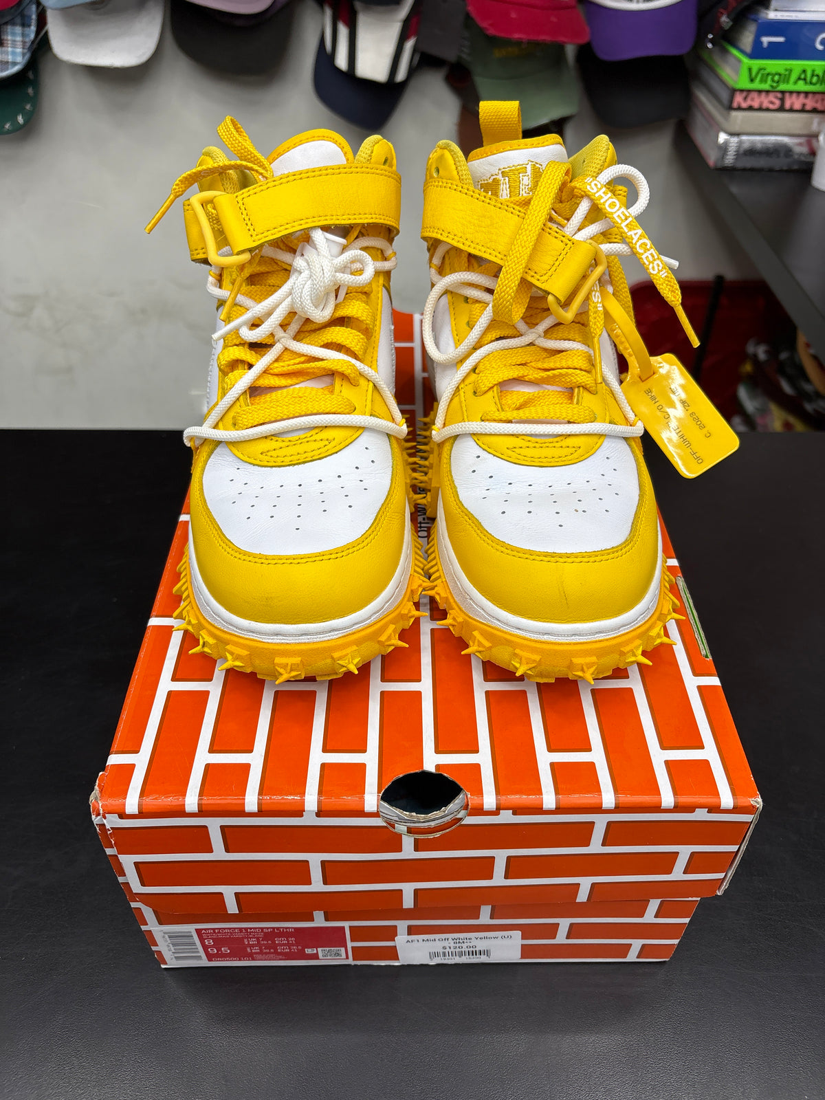 AF1 Mid Off White Yellow (U) - 8M**