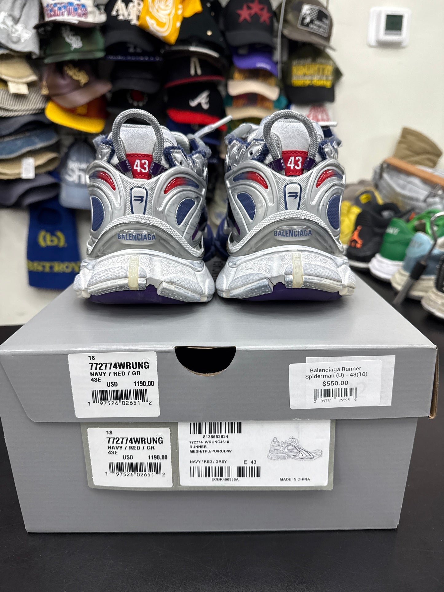 Balenciaga Runner Spiderman (U) - 43(10)