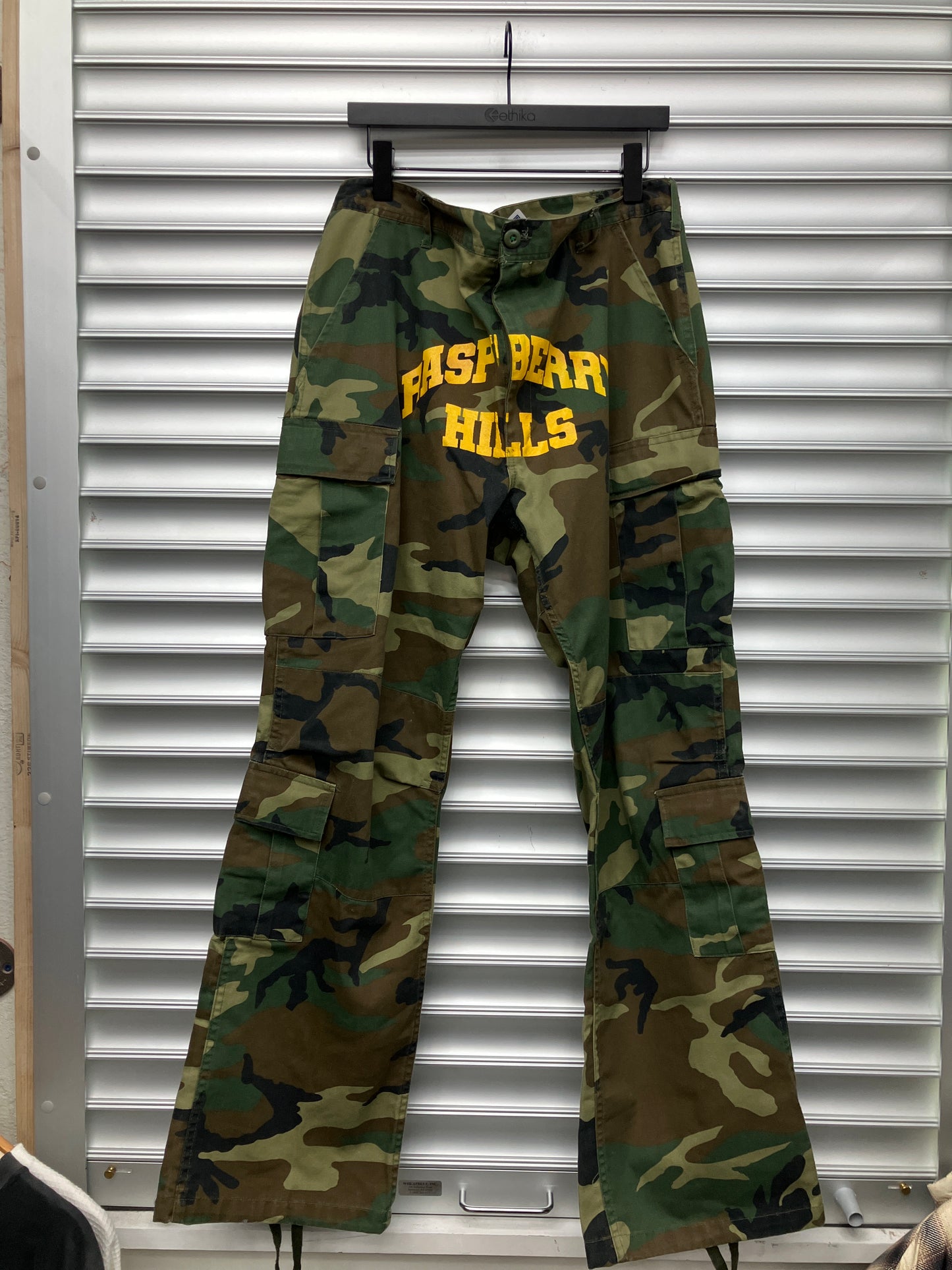 Raspberry Camo Cargos - 36