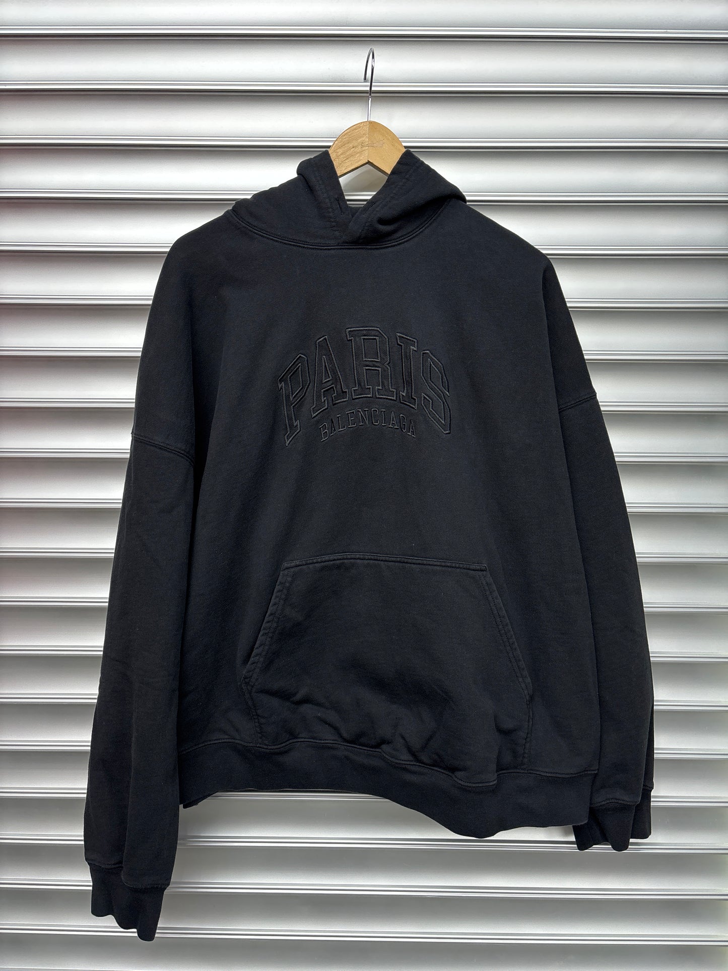 Balenciaga Paris Black Hoodie - 2