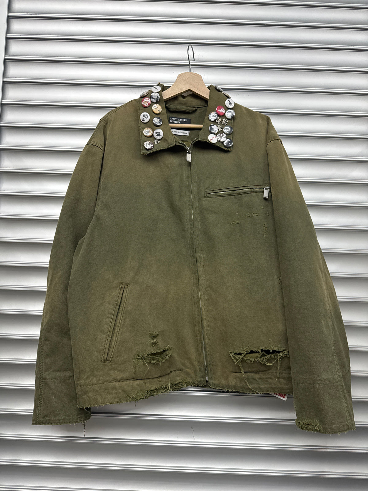 ERD Green Button Work Jacket - XXL**