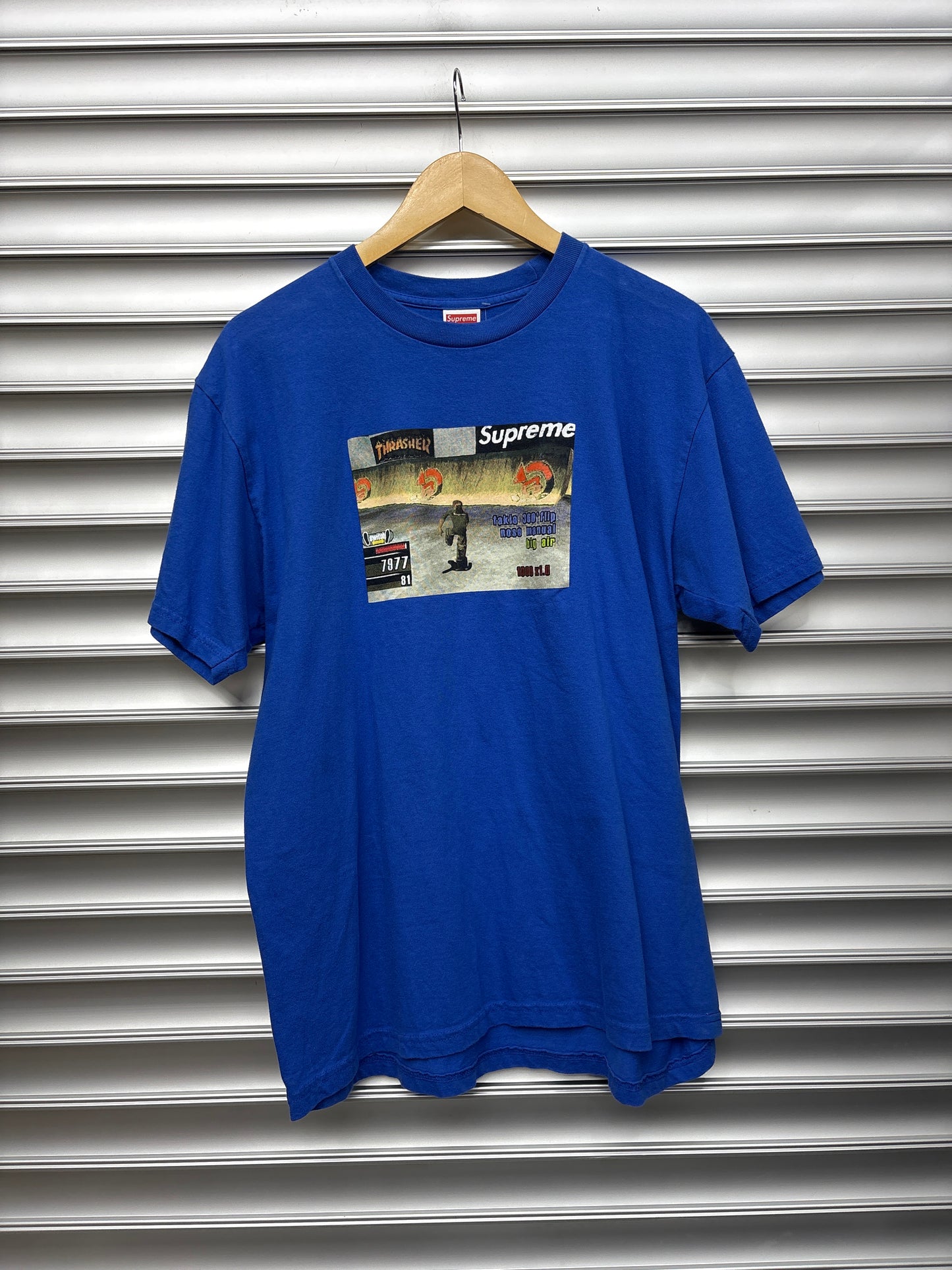 Supremd Thrasher Blue Tee - L