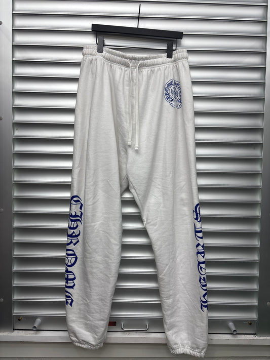 Chrome White Blue Sweatpants - XXL