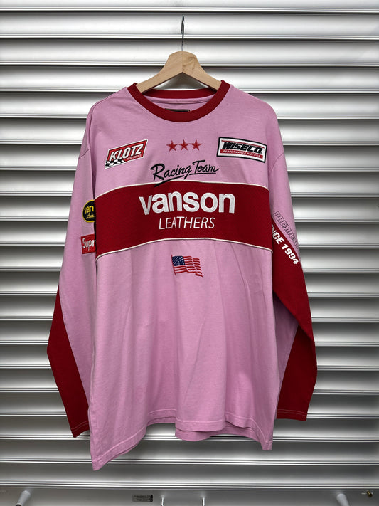 Supreme Vanson Pink Longsleeve - XL