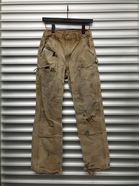 Vintage Carhartt Tan Double Knees - 28
