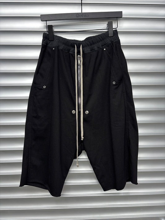 Rick Owens Black Shorts - 48