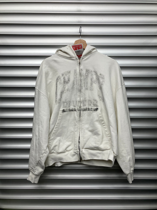 Balenciaga White Champs Zip Up - S