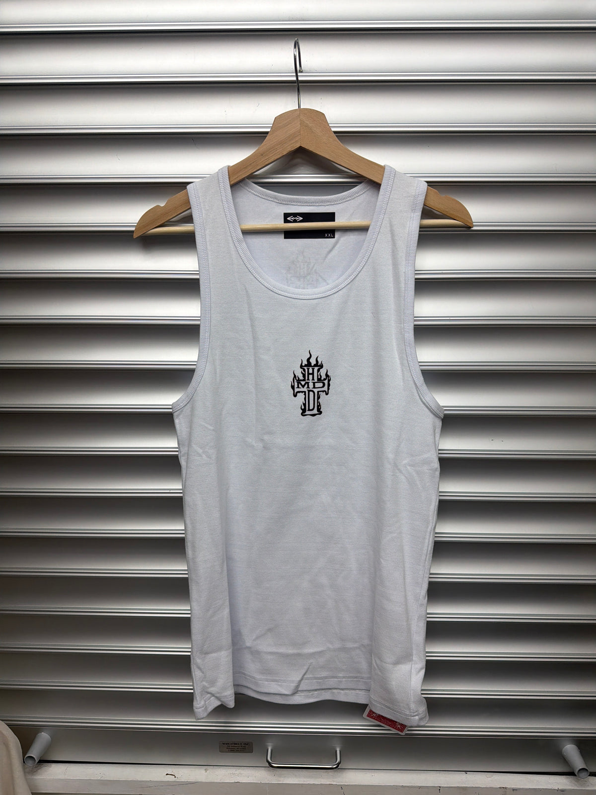 HMDD White Holy Ghost Tank - XXL**