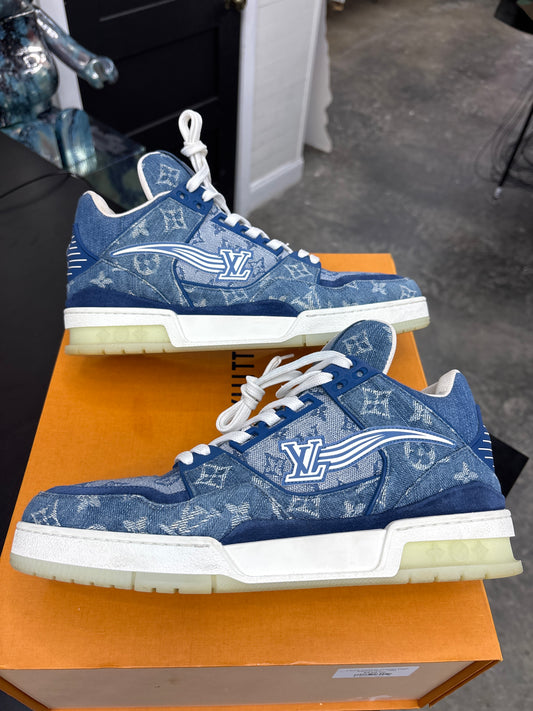 Louis Vuitton Trainer High Denim (U) - 10M