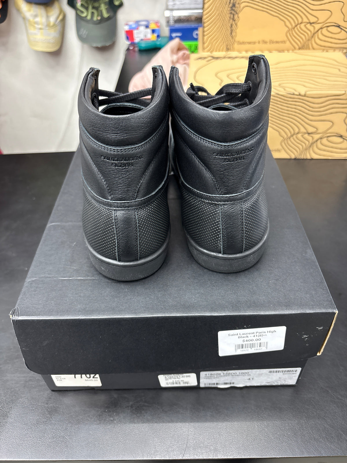 Saint Laurent Paris High Black - 41(8)**