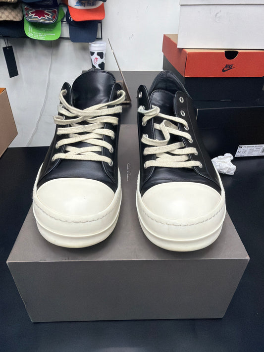 Rick Owen Ramone Black Leather (U) - 44(11)**