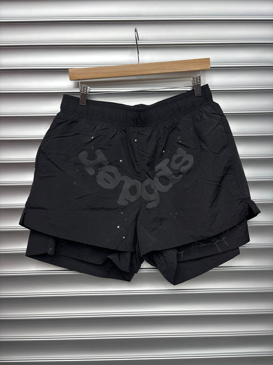 Spider Black Shorts - M