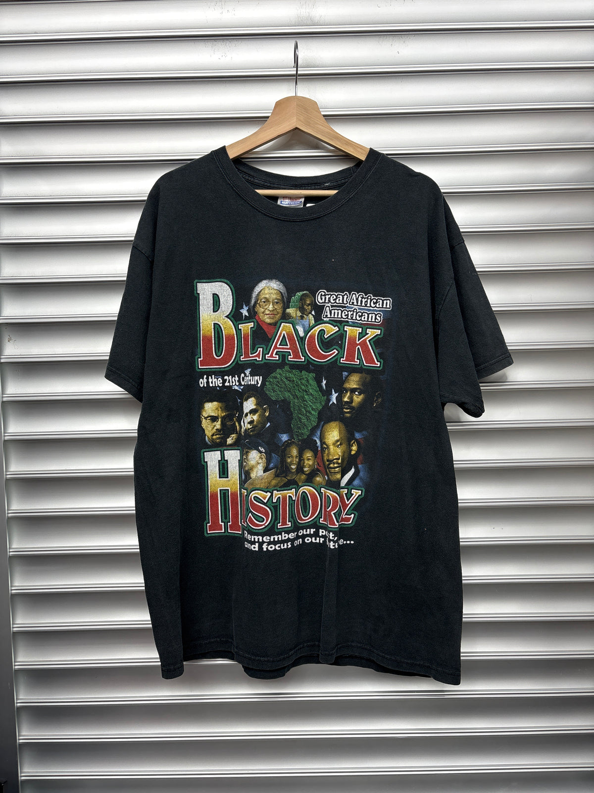 Vintage Black History Month Tee - XL**
