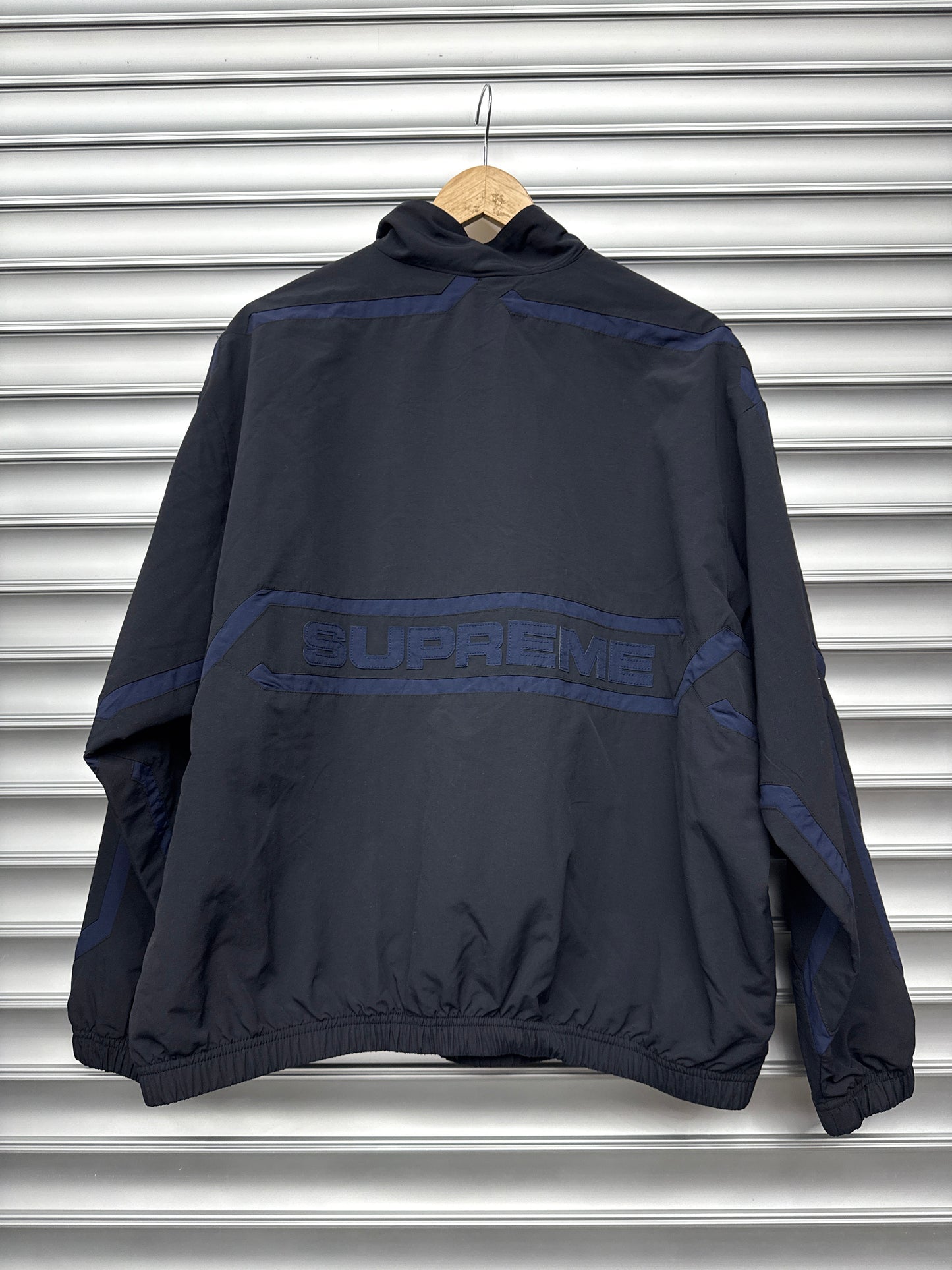 Supreme Navy Track Jacket - M