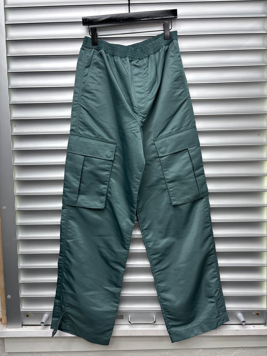 Acne Studio Green Nylon Cargo Pant - M **