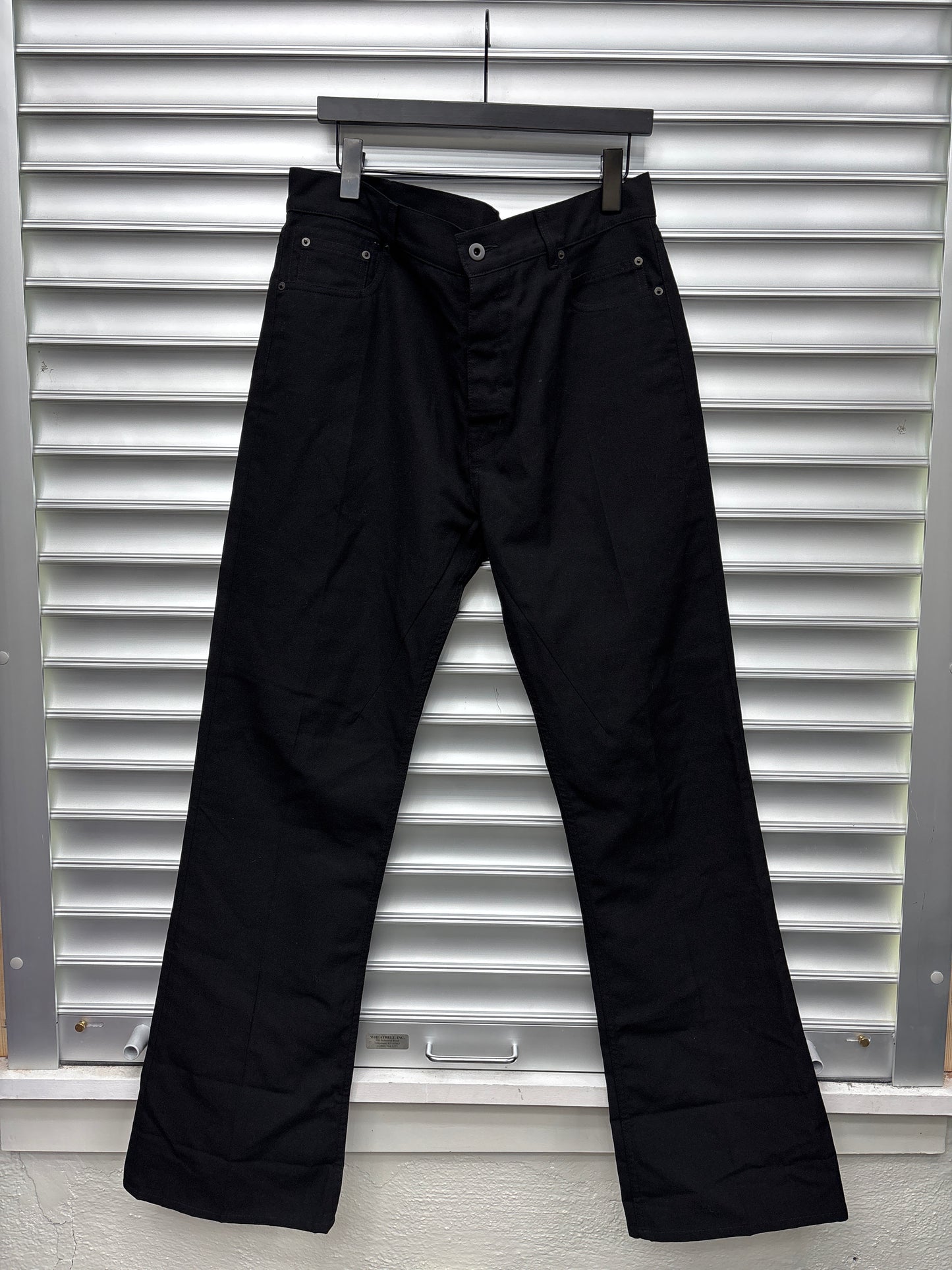 Rick Owens Black Denim - 38