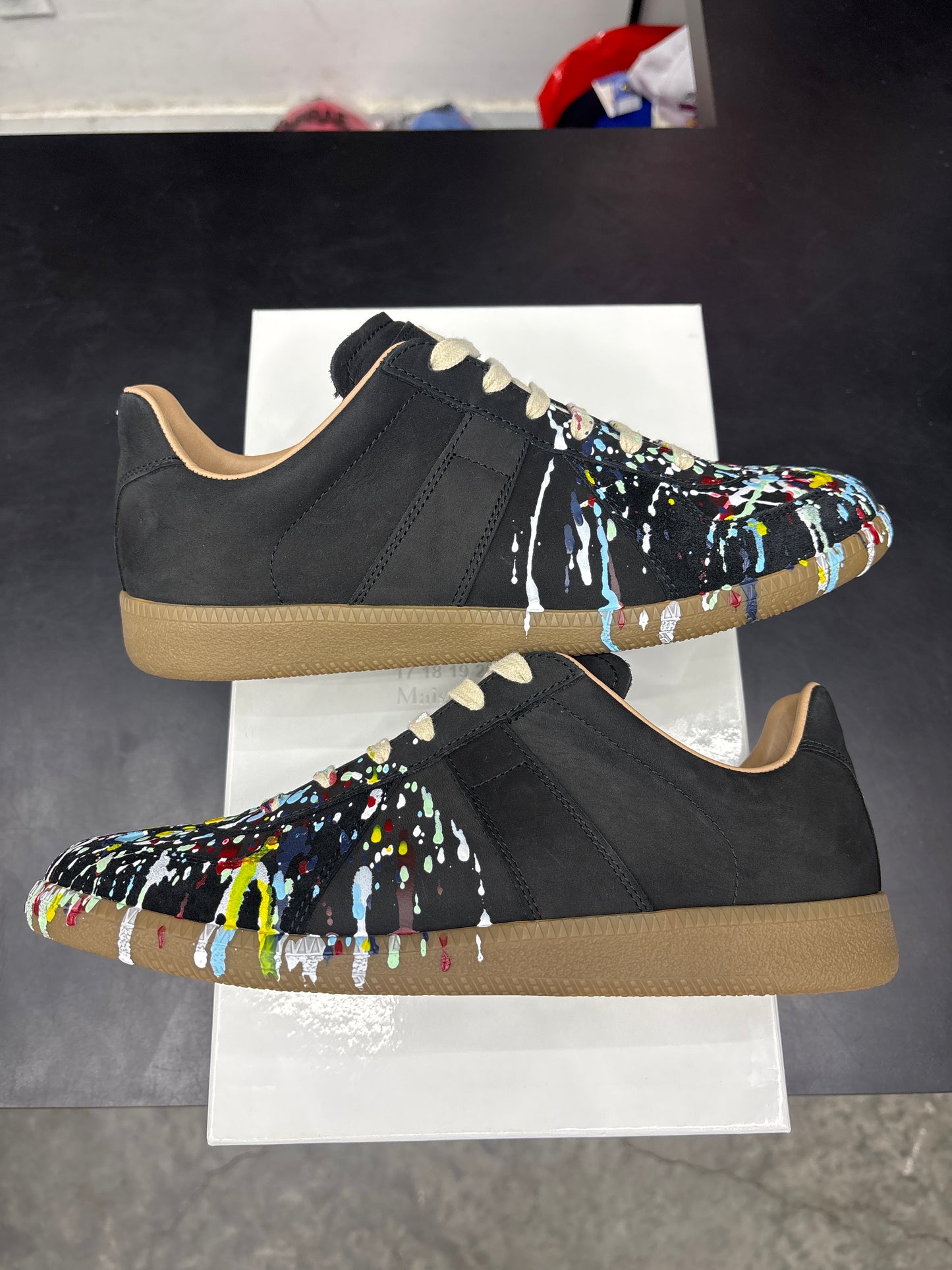 Maison Margiela Replica Black Paint Splatter (U) - 41(8)