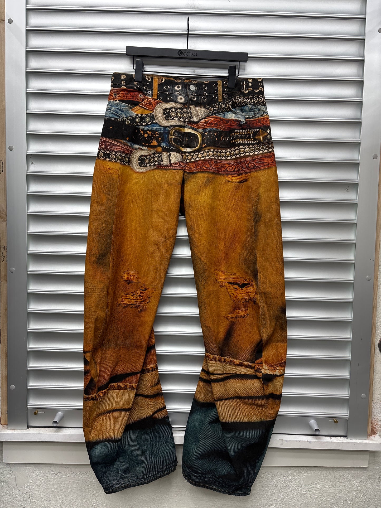 Acne Mud Wash Belt Denim - 52