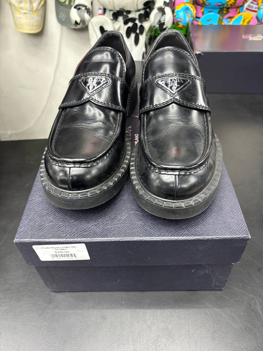 Prada Black Loafer (U) - 10.5M**