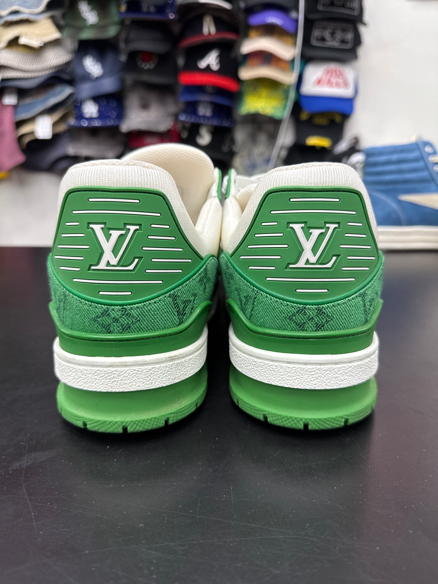 Louis Vuitton Trainer Green Denim (U) - 11M (NB)