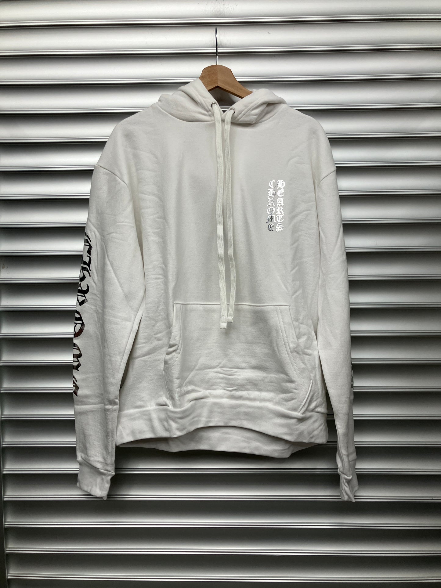Chrome Hearts White Foil Hoodie - Small