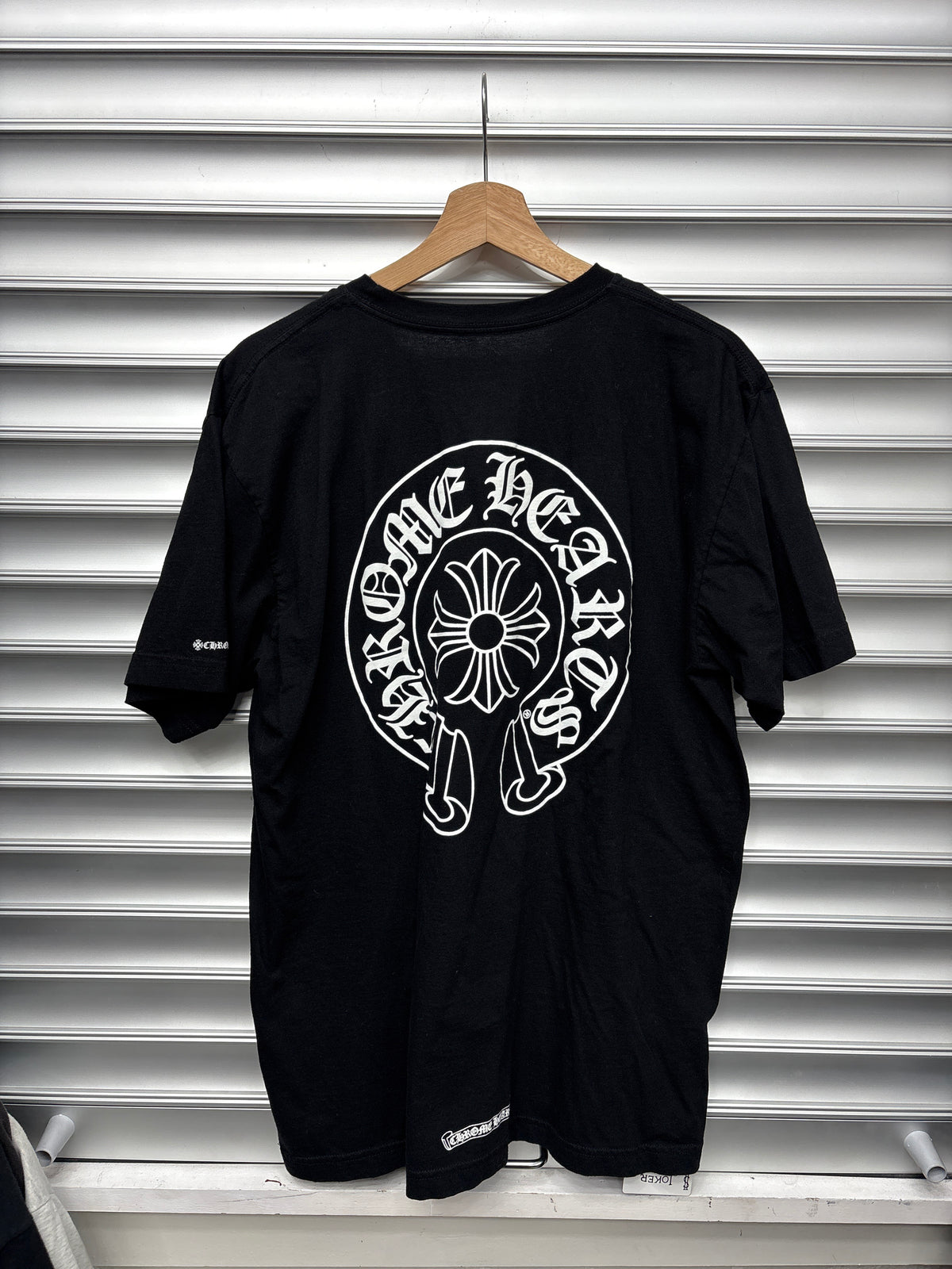 Chrome Hearts Black Fleur Pocket Tee - XL**