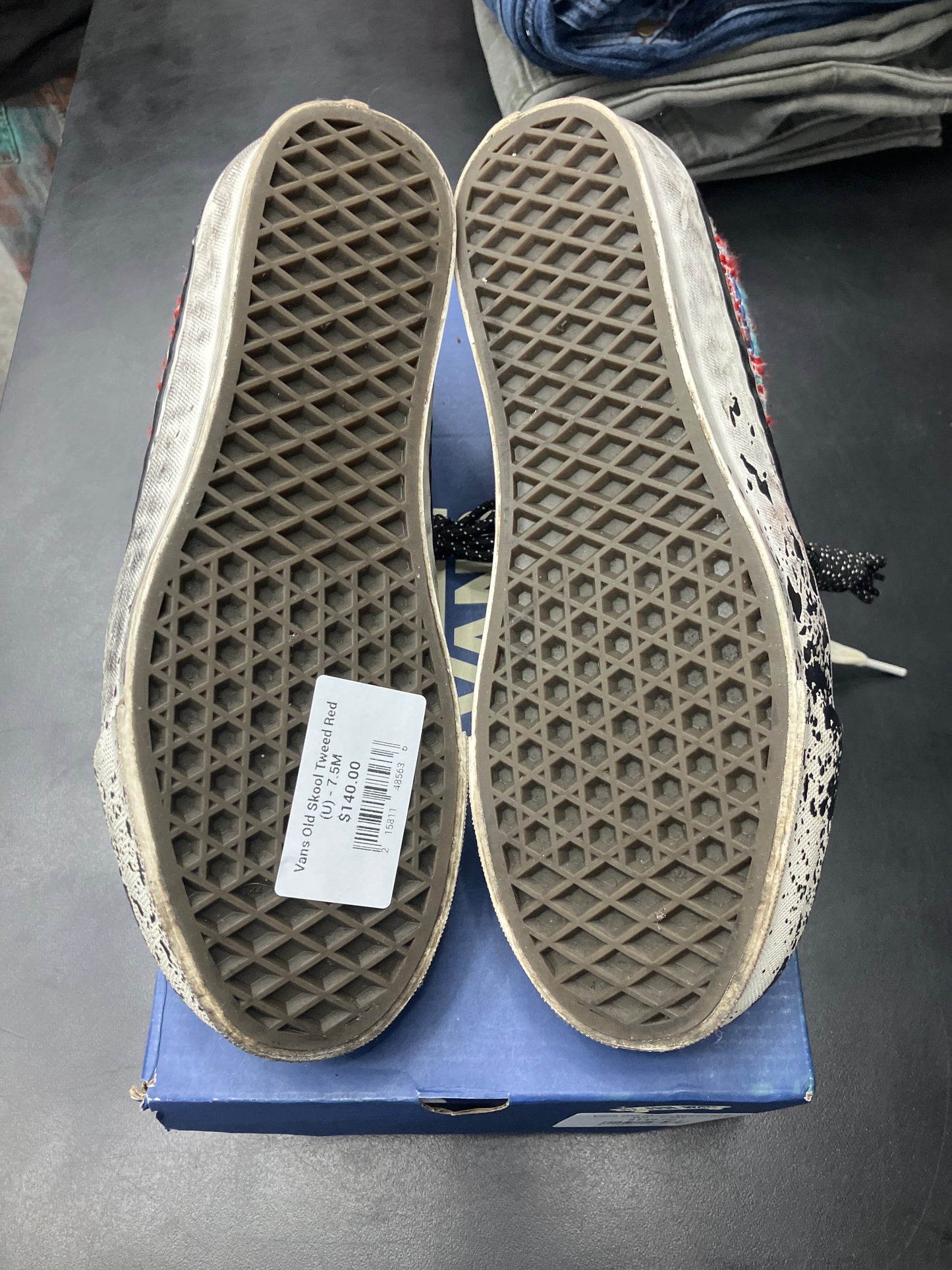 Vans Old Skool Tweed Red (U) - 7.5M