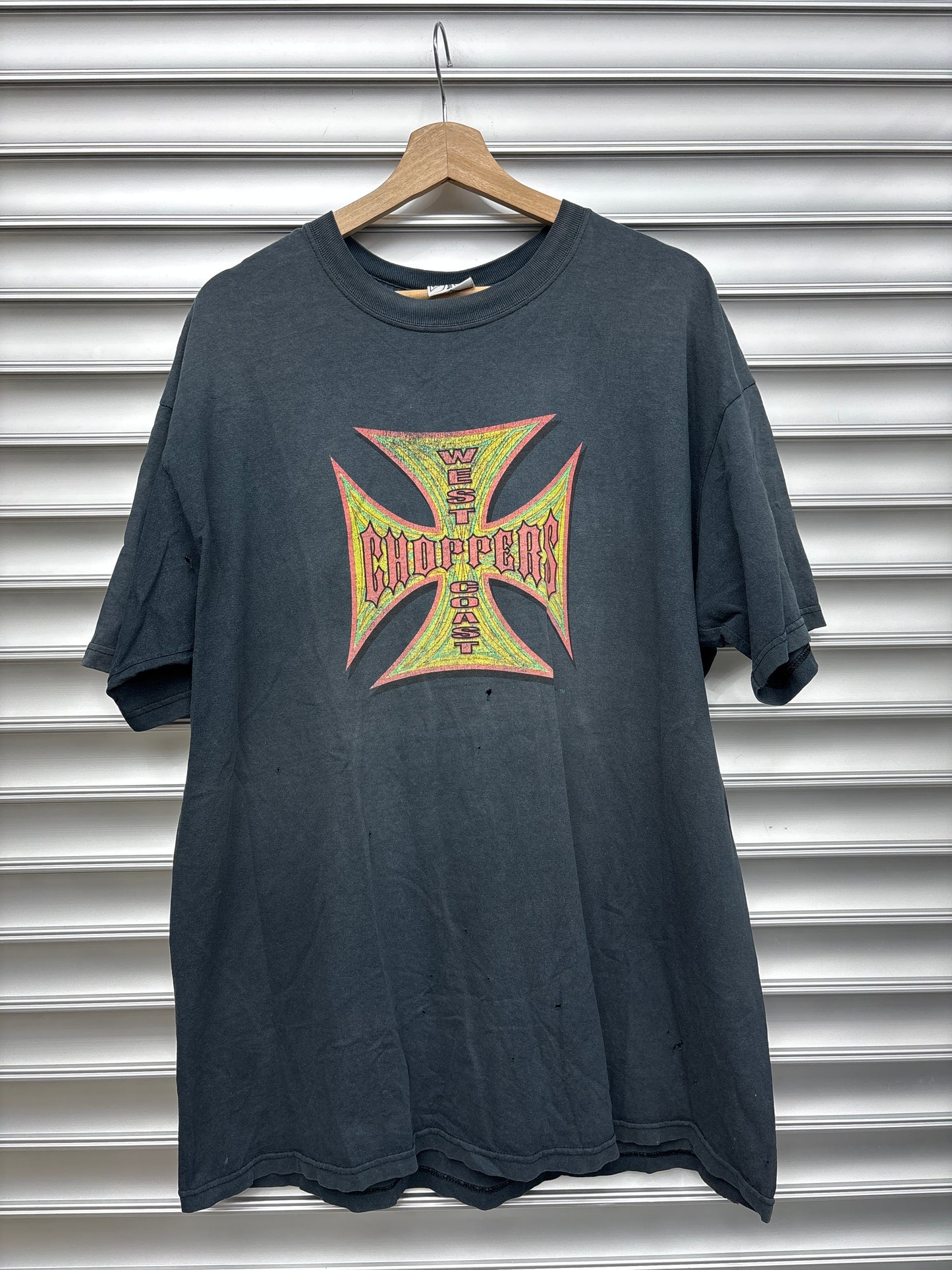 Vintage West Coast Choppers Rasta Tee - XL