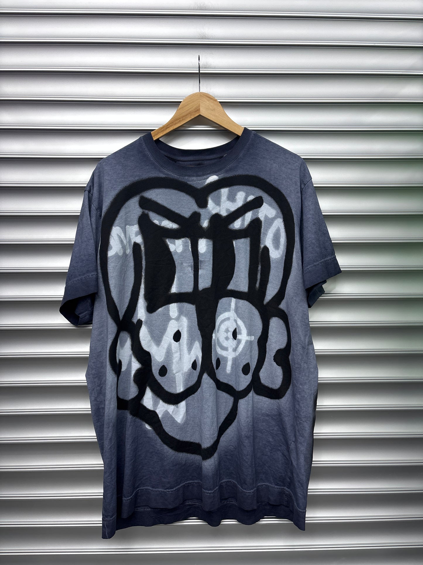 Givenchy Chito Graffiti Navy Tee - M