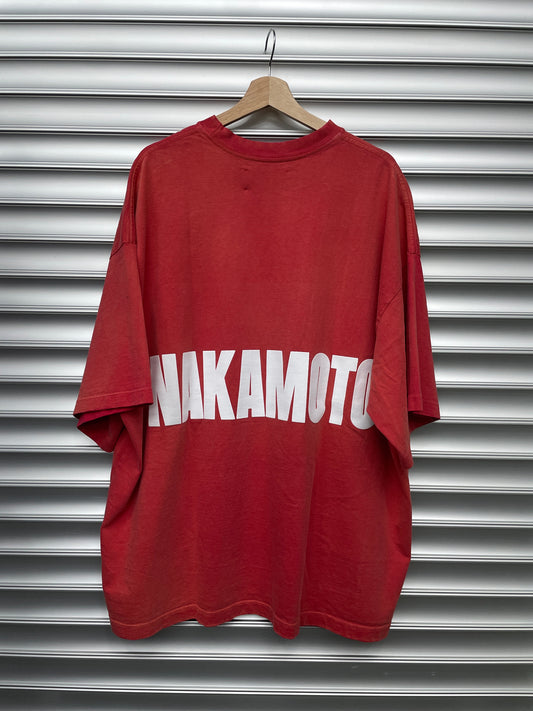 Red Satoshi Nakamoto Shirt - XL