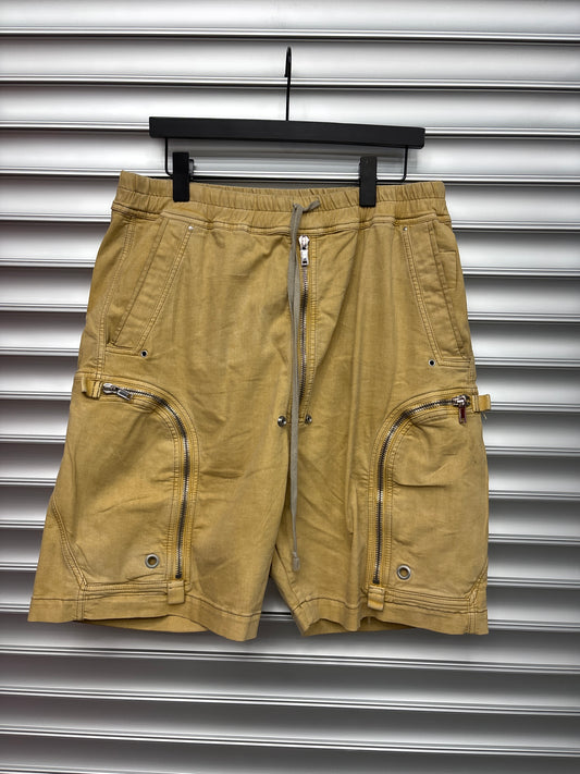 Rick Owen Bahuas Mustard Shorts - L