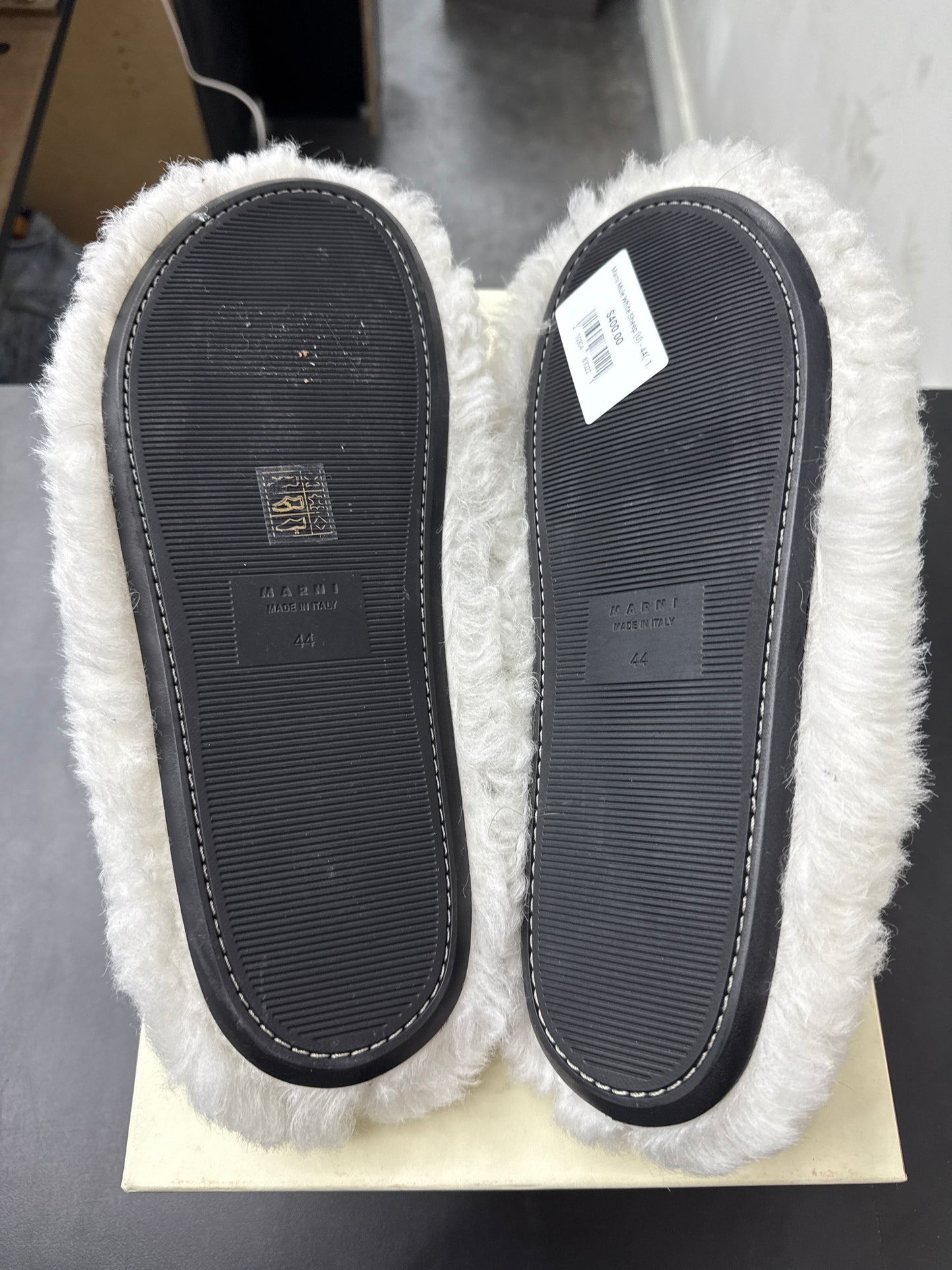 Marni Mule White Sheep (U) - 44(11)