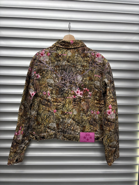 Spider Rhinestone Denim Jacket - 2