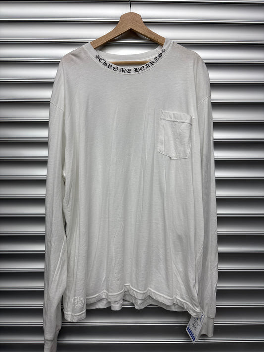 Chrome Hearts Neck Logo Longsleeve - XXL