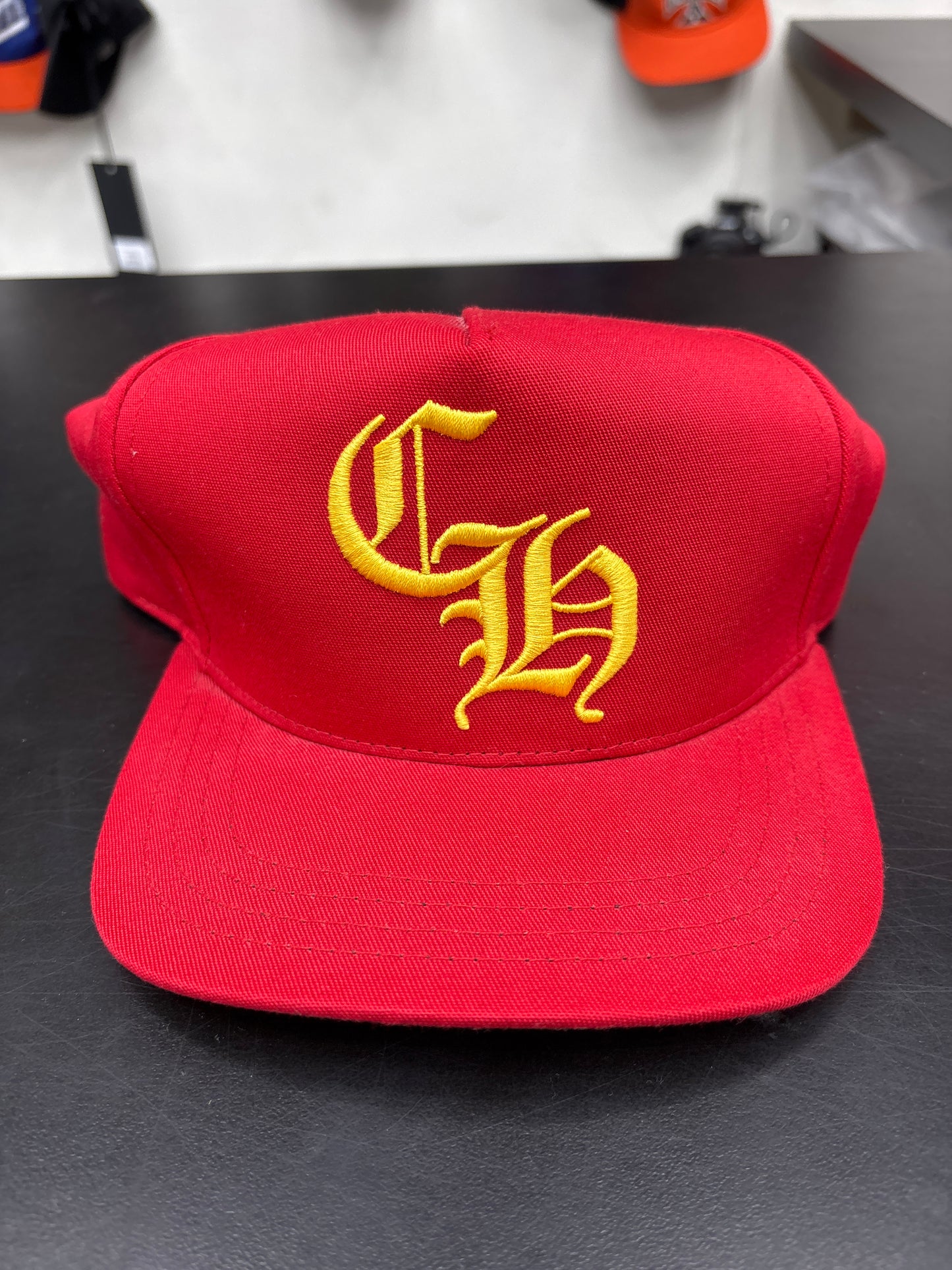 Chrome Heart Red/Yellow CH Hat