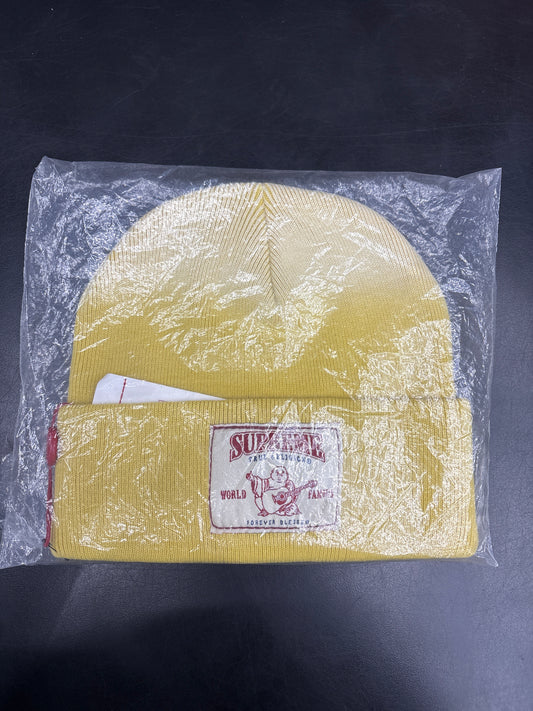 Supreme True Religion Yellow Beanie**