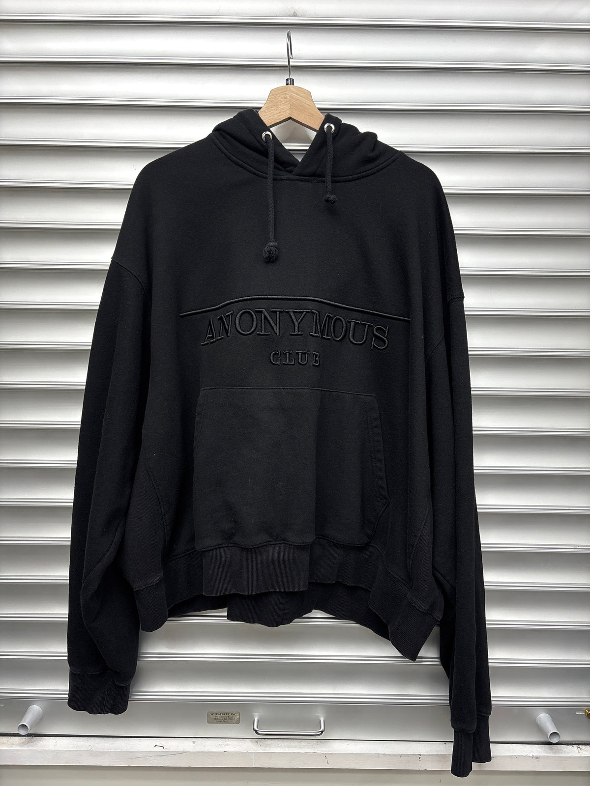 Anonymous By Shanye Oliver Black Hoodie - S**