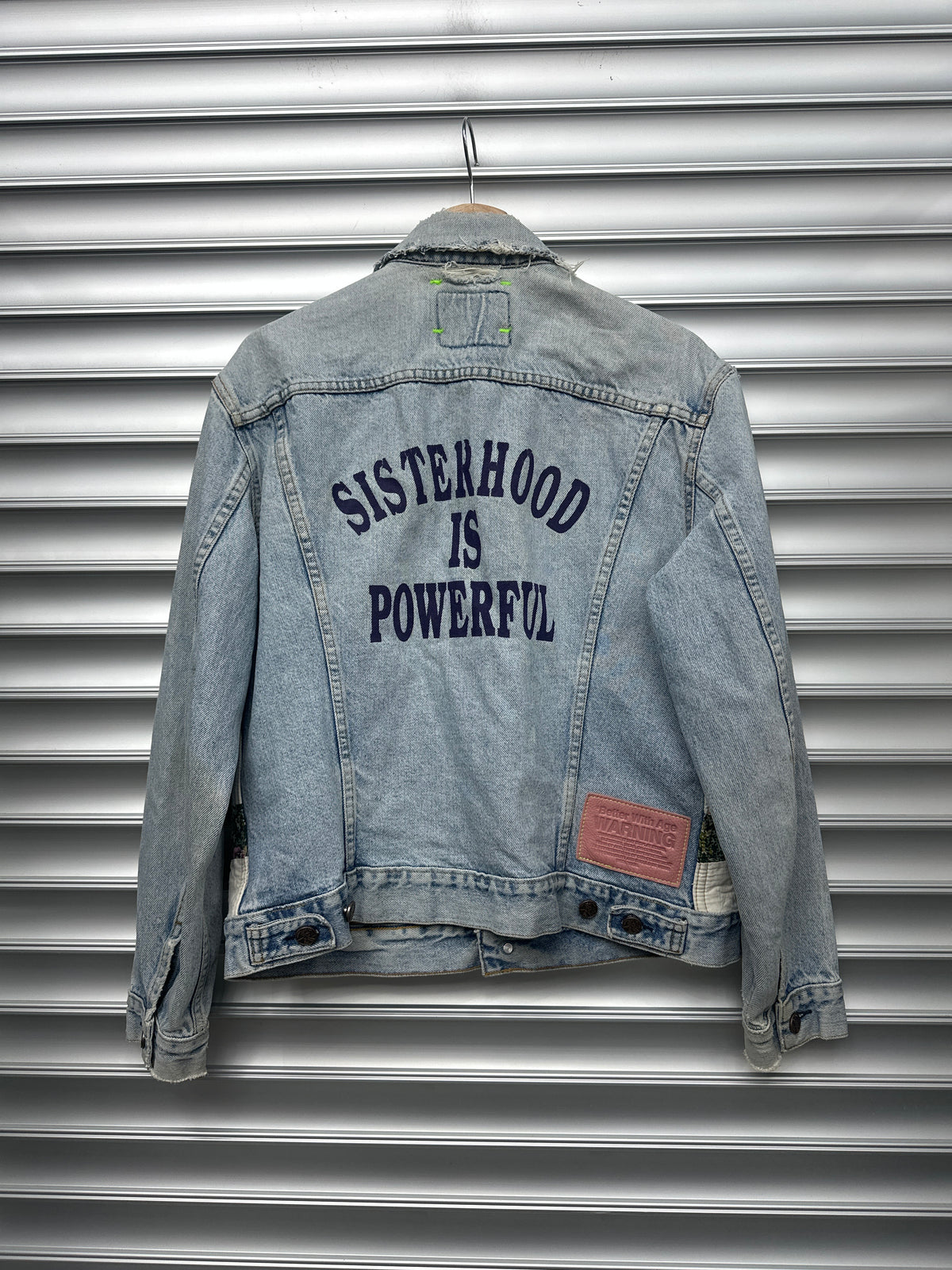 Better With Age Quilted Denim Jacket - M**