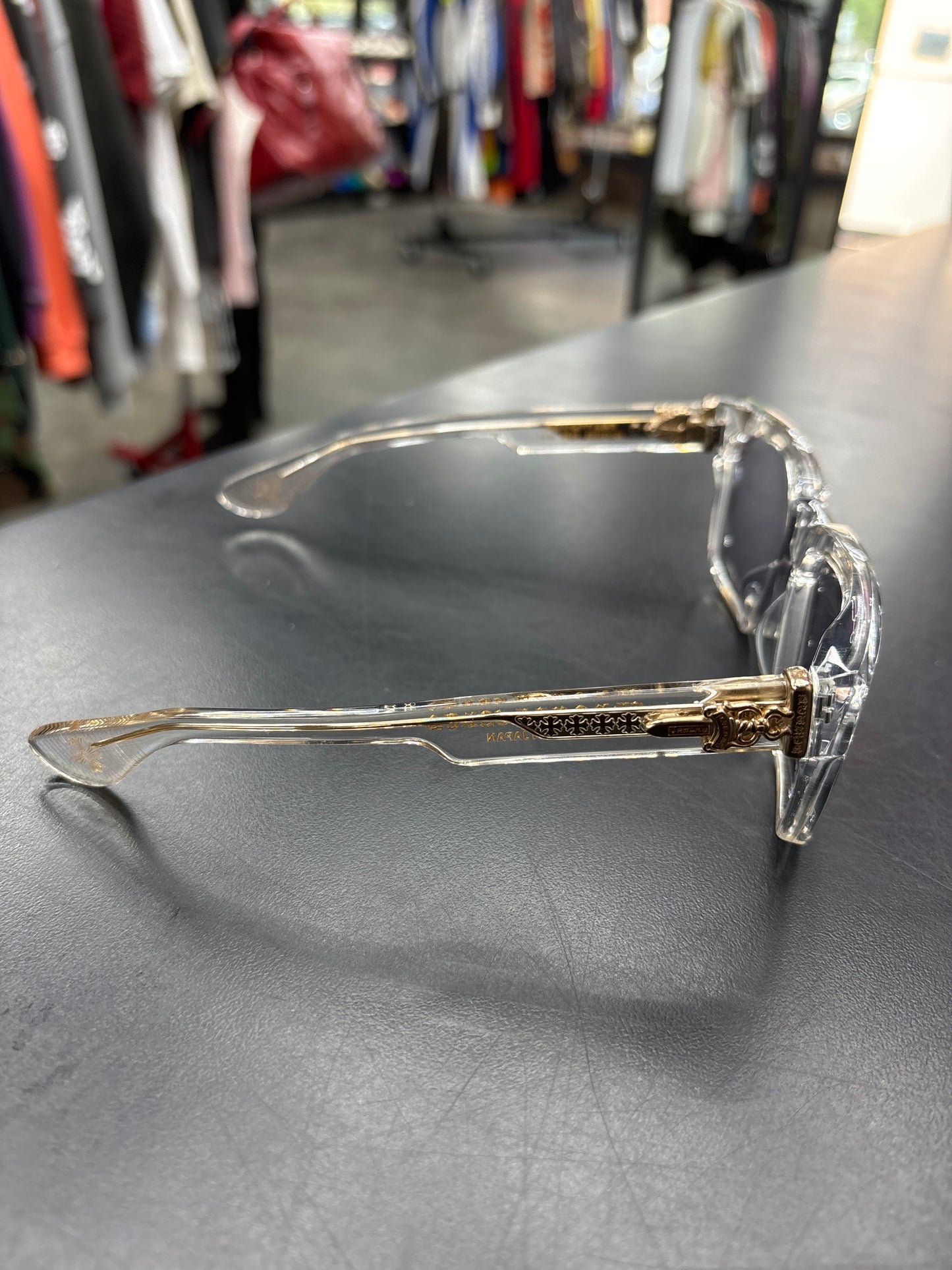 Chrome Hearts Box Officer Tranparent Frames