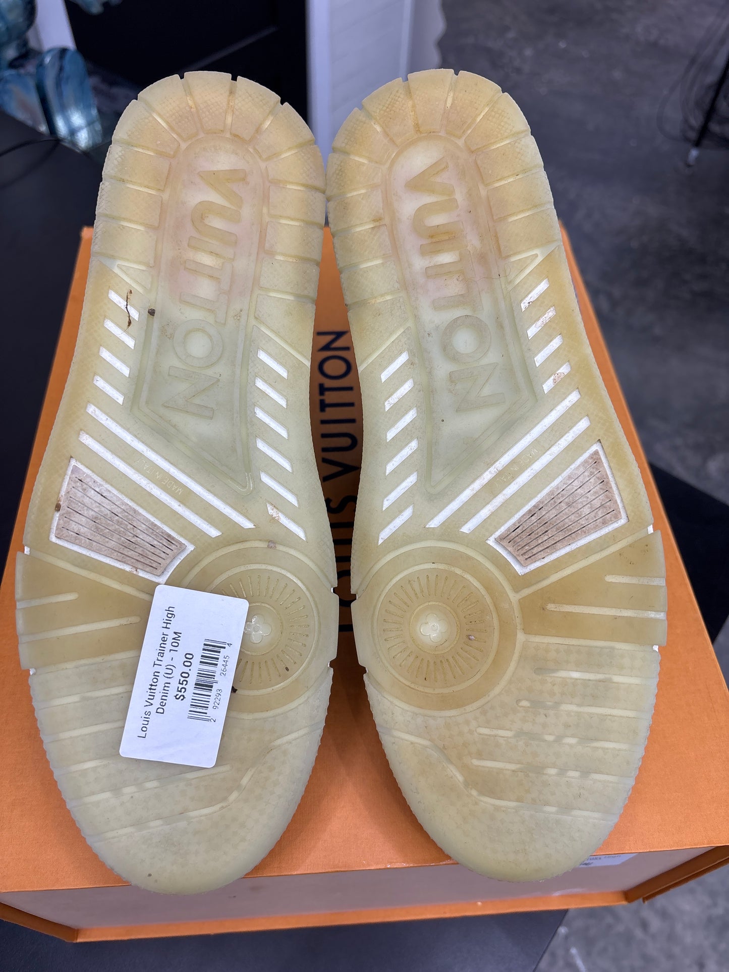Louis Vuitton Trainer High Denim (U) - 10M