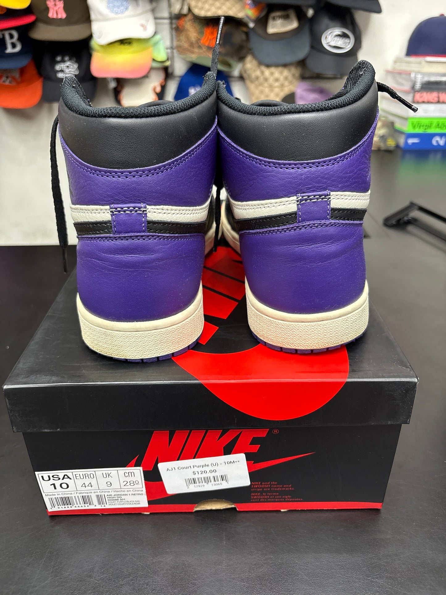 AJ1 Court Purple (U) - 10M**