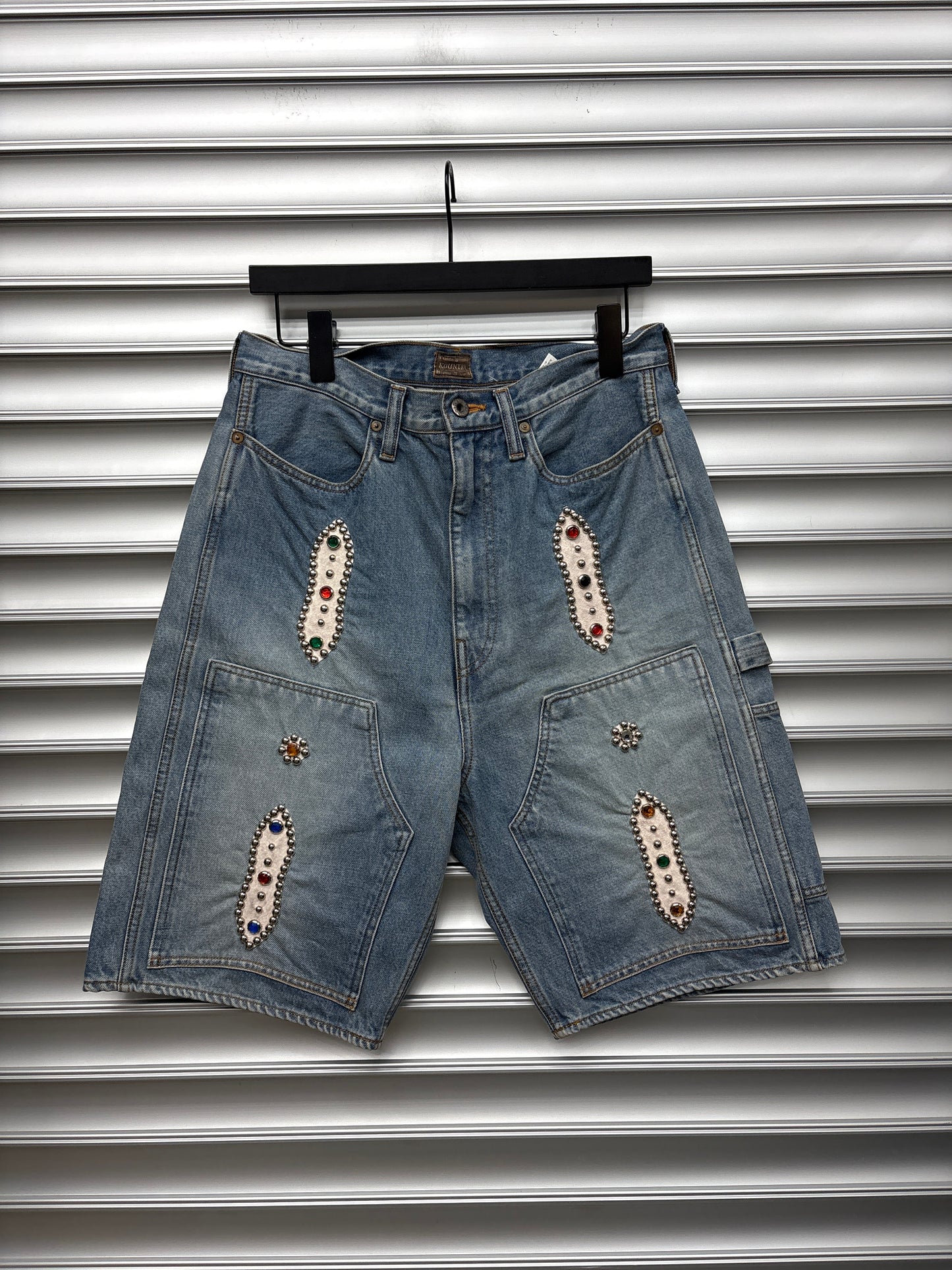 Kapital Jewel Lightwash Denim Shorts - 32**